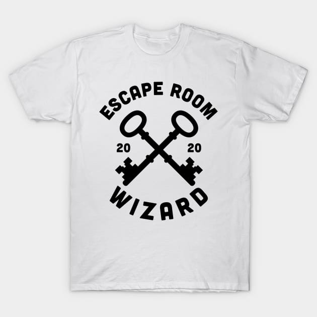 Escape Room Wizard Puzzle Game Escaping Team graphic T-Shirt by theodoros20